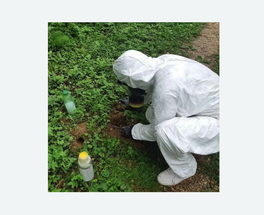 уничтожение кротов на участке в Нижегородском районе Москвы